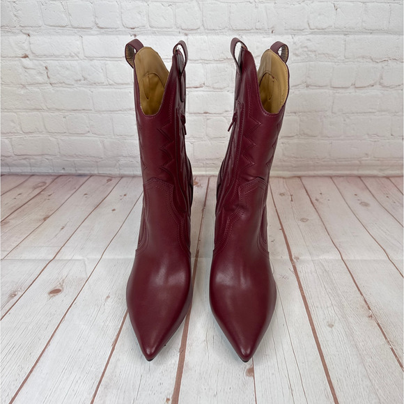 Indigo Rd. Burgundy Western Pointed Boots Women’s Size 9.5M - Picture 6 of 10